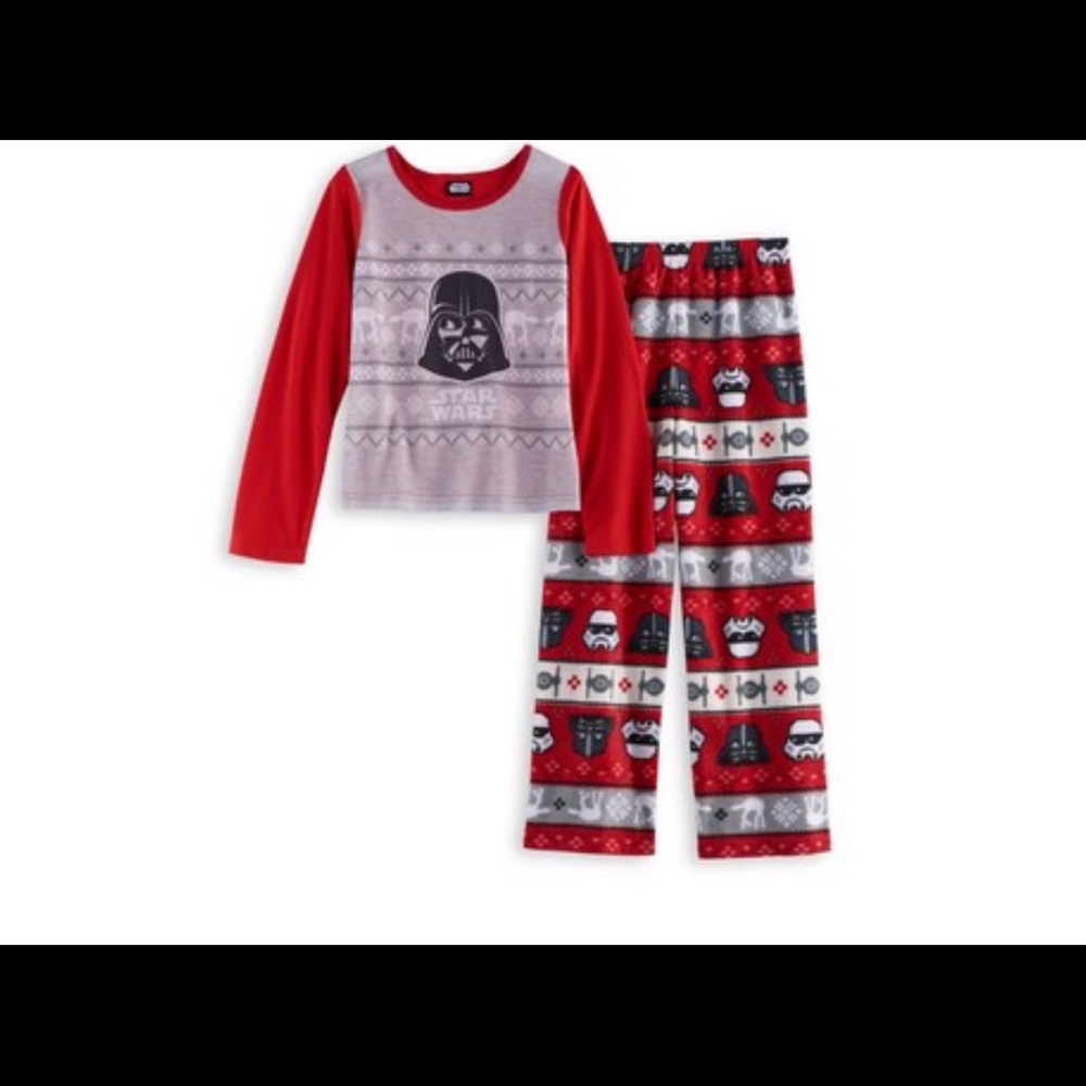 RELISTED Girls Star Wars 2pc pajama set SZ 6 - Picture 1 of 2